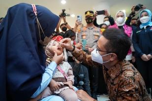 Hari Keempat Imunisasi Polio Capai 76 Persen Target
