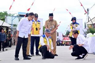 Presiden Resmikan Ruas Jalan Evakuasi Gunung Merapi di Magelang