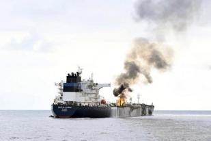 Rudal Houthi Yaman Serang Kapal Tanker di Laut Merah