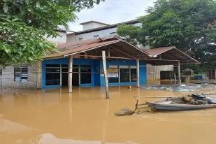 Banjir Melanda Sejumlah Wilayah Kota Palangkaraya, Kalimantan Tengah