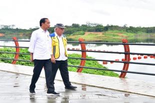 Presiden Resmikan Bendungan Sepaku Semoi di Kalimantan Timur