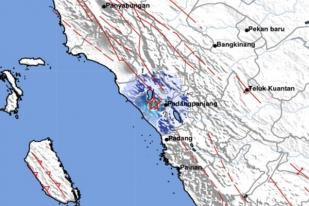 Gempa Bumi Berkekuatan 4,0 Guncang Padang Panjang, Sumatera Barat