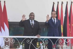 Presiden Jokowi Terima Kunjungan PM Papua Nugini di Istana Bogor