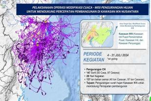 BMKG Gelar Operasi Modifikasi Cuaca, Halau Hujan di IKN Nusantara