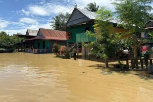 Banjir Yang Genangi 10 Desa di Kabupaten Wajo, Sulawesi Selatan Mulai Surut