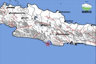 Gempa Bumi Dangkal Guncang Wilayah Tasikmalaya, Jawa Barat