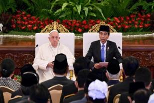 Presiden Jokowi dan Paus Fransiskus Serukan Toleransi dan Perdamaian