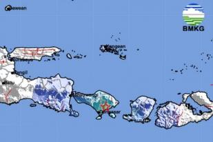 Gempa Bumi Berkekuatan 4,9 Guncang Gianyar, Bali