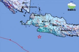 Gempa Bumi Berkekuatan 5,3 Guncang Sukabumi