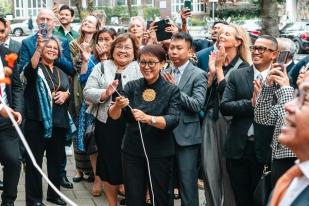 Menlu Resmikan Indonesia House Amsterdam di Belanda