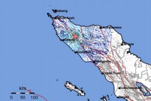 Gempa Bumi Dangkal Berkekuatan 4,7 Terjadi di Pidie Jaya, Aceh