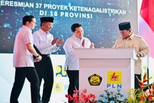 Presiden Resmikan 37 Proyek Tenaga Listrik, Total Kapasitas 3,2 GigaWatt