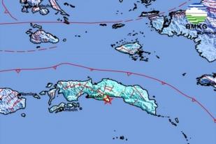 Gempa Bumi Berkekuatan 5,6  Guncang Pulau Seram, Maluku