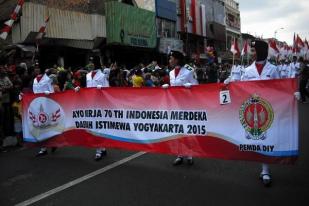 Pawai Pembangunan Puncak Peringatan 70 Tahun Merdeka