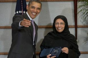 Obama Menemui Aktivis Perempuan di Arab Saudi