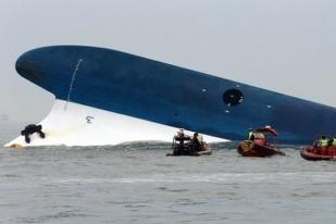 Kapal Tenggelam di Korsel, 4 Meninggal 284 Hilang