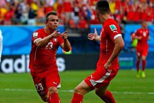 Hattrick Shaqiri Antar Swiss ke 16 Besar