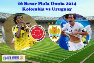 Prediksi Piala Dunia 2014: Kolombia vs Uruguay