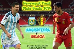 Prediksi Piala Dunia 2014: Argentina vs Belgia