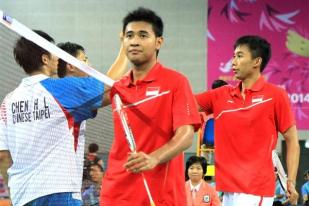 Asian Games, Bulu Tangkis Putra Indonesia Tersingkir