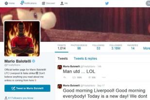 Twit "Man Utd...LOL", Balotelli Jadi Korban Rasialisme