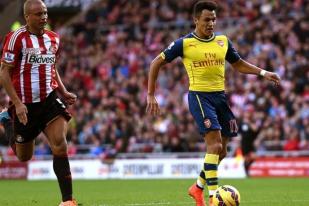 Dua Gol Alexis Sanchez Antar Arsenal Raih Tiga Poin