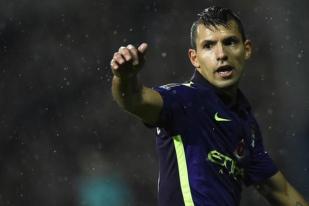 Dua Gol Aguero Bawa City Raih Satu Poin