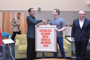 Jokowi Minta CEO Facebook dan Twitter Sebar Pesan Damai