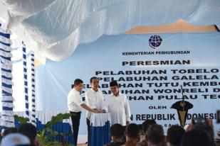 Jokowi Resmikan 5 Pelabuhan di Maluku Utara