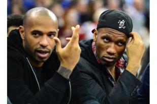 Thierry Henry Saksikan Laga NBA