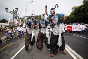 Jogja Gumregah di Titik Nol Kilometer Yogyakarta