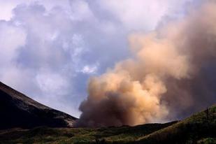 Gunung Lokon Meletus, Status Siaga 