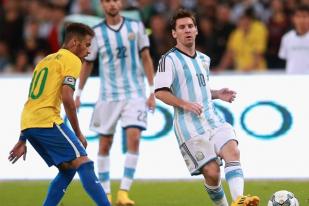 Brasil Unggul 2-0 atas Argentina