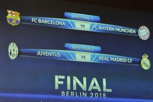 Undian Semi Final Liga Champions, Guardiola Reuni Barcelona