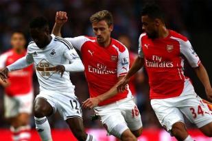 Arsenal Gagal Merapat ke City, Dipermalukan Swansea