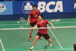 Hendra dan Ahsan Tumbangkan Ganda Inggris