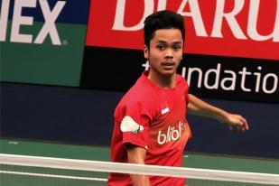 Anthony Ginting Lolos Babak Kedua Taiwan Terbuka