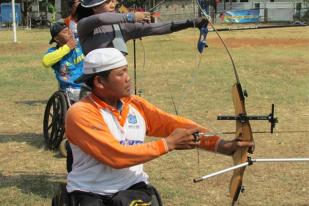 Atlet Difabel Bersyukur Boleh Berlatih dari Tempat Kerja