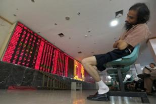 Saham Shanghai Berakhir Turun Lebih Dari Enam Persen