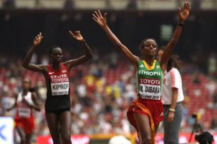 Dibaba Merasa Gembira  Beri Medali Emas ke Etiopia