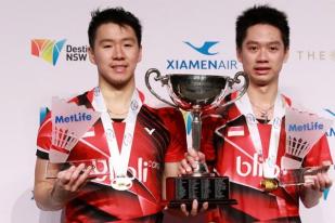 Kevin/Marcus Bermain Tenang, Menang di All Indonesian Final