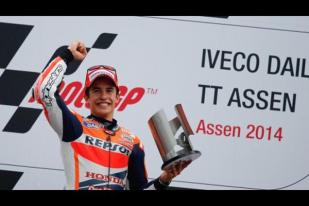 Marquez Menang Jenius di MotoGP Assen, Belanda