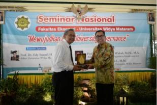 Peningkatan Tata Kelola Pendidikan dalam Seminar “Good University Governance”