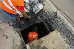 Antisipasi Banjir Gorong-gorong di Jakarta Dibersihkan