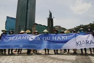 Aksi Peringatan Hari Perikanan Sedunia di Jakarta 