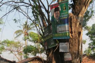 Pohon Jadi Sasaran Berbagai Poster Iklan