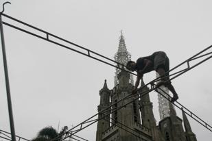 Sambut Natal Gereja Katedral Mulai Sibuk Persiapan 