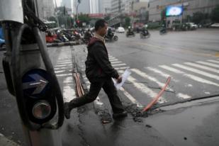 Kabel Traffic Light di Thamrin Rusak