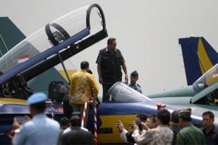 SBY Hadiri Serah Terima Pesawat Tempur T-50i Golden Eagle