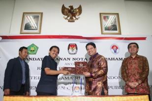 KPU, Kemenpora, dan Kemenag Kerja Sama Sukseskan Pemilu 2014